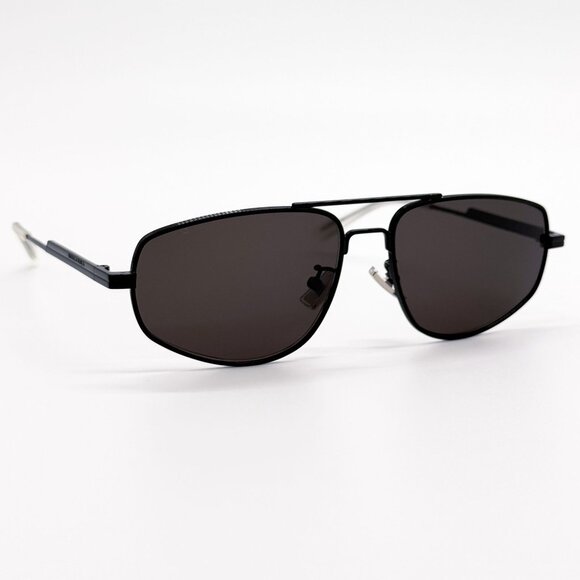 NEW BOTTEGA VENETA SUNGLASSES BV1125S 001 AVIATOR BLACK UNISEX EYEWEAR main image 9